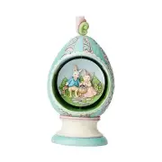 Jim Shore Strolling Through Spring Easter Egg with Rotating Scene 6003625 New