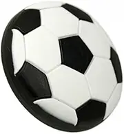 1x Children's Cabinet Knobs Cupboard Closet Dresser Drawer Pulls Handle Football Design Pull Knobs Dia 40mm - (Color: Black)