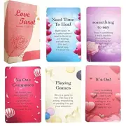 Love Oracle CardsTwin Flame Oracle Cards，Tarot Cards for Beginners.54 Colorfu...