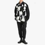 Comme des Garçons Black Patchwork Twill Jacket