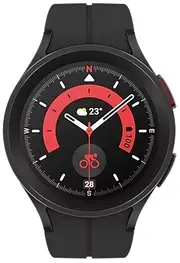Samsung Galaxy Watch5 Pro - 16GB - Bluetooth - 45mm - Black Titanium - Titanium - Black Titanium - Silicone - Refurbished (Excellent Condition)