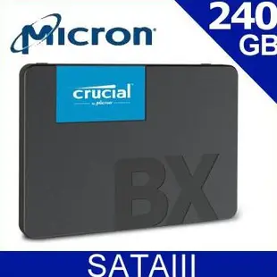 Micron Crucial 美光 BX500 240GB SATAⅢ 固態硬碟 7mm