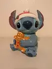 DISNEY Lilo & Stitch Christmas Santa Gingerbread Cookie Jar New HTF