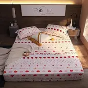 Fitted Sheets Thickened Double-Sided Velvet King Queen Bed Cover Gray Suitable for Boys and Girls-F_150x200cm+30cm(1pcs)
