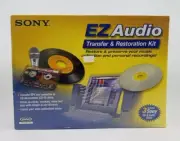 SONY MAGIX EZ Audio Transfer & Restoration Kit w/ (3) Blank CD-R Discs, Sealed
