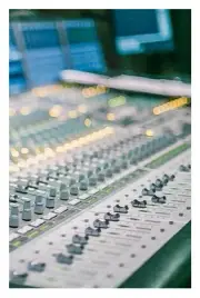 SSL Mixing Audio Console Greeting Card