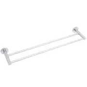 Azzurra Bathroom Furniture 600mm 18 Series Chrome Double Towel Rail6