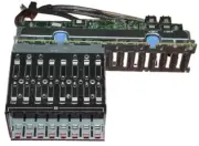 16 BAY HDD BACKPLANE & CAGE SFF UPGRADE DELL POWEREDGE R720 8 BAY SFF SERVER
