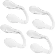 minkissy Nose Bridge Pads for Glasses 4pcs u Shaped Eyeglasses Nose Pads Saddles Bridge Silicone Nose Pads Transparent Sunglasses Nose Pads Anti- Replacement Eyeglasses Nose Piece