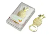30 PCS Bottle Openers Wedding Favors Decorations, Gold Pineapple, Gift Box Pa...