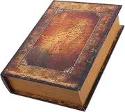 Luxshiny Vintage Book Shaped Jewelry Storage Box Decorative Keepsake Organizer for Home Unique Key Hiding Box Elegant Bookshelf Prop Simulated Book Model for Stylish Decor