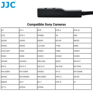 JJC MA-F2相機快門線遙控 Sony ZV1 a7R V a7 IV a7S III a6000 RX100系列等