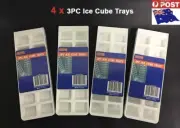 BULK 12pcs Ice Cube Tray 168 Grid Ice Block Kitchen Tool - 4 Packs of 3pcs New