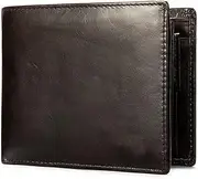 RFID Men's Leather Wallet with TÜV Tested RFID Protection - Men's Small Wallet - RFID Men's Leather Wallet with 13 Card Slots,Black