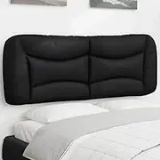 Headboard Cushion, Bed Headboard Pillow Black 137 cm Double Faux Leather