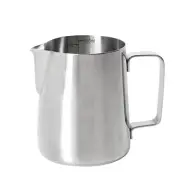 Milk Frothing Pitcher, 12oz Milk Frother Steamer Cup Stainless Steel Espresso...