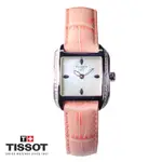 《TISSOT》天梭 T-WAVE 水漾珍珠母貝知性真鑽腕錶-粉 T02136571