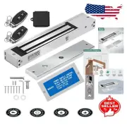 Durable Aluminum Electromagnetic Lock System - 600lb Capacity, Remote Controlled