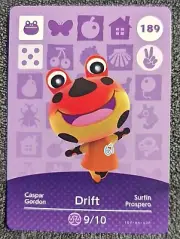 Animal Crossing Amiibo Card Series 2 | Genuine Amiibo Card 189 Drift