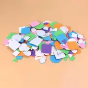 1250 Pcs Self Adhesive Geometric Shapes Adhesive School Sponge Stickers