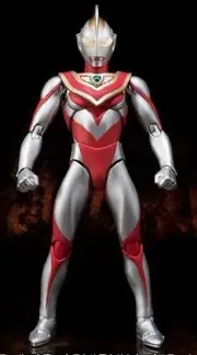 ULTRA-ACT Ultraman Gaia & XIG Fighter Set Figure Bandai Japan