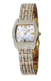 Wittnauer Krystal Series Ladies MOP Gold Tone Swiss Quartz Watch 12M10 ($700)