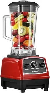 Maxkon 2200W Portable Blender, 2L Jug High-Speed Smoothie Maker Food Mixers Juicer,Red