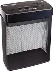 Swordfish 800XC 8 Sheet Cross Cut Paper/Document Shredder Black ref: 40230