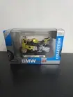 BMW S 1000 RR Motorbike Diecast Model Scale 1:18 Collectable Welly Yellow