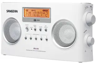 【SANGEAN 山進】PR-D5 二波段 數位式時鐘收音機 LED時鐘 收音機 FM電台 收音 (5折)