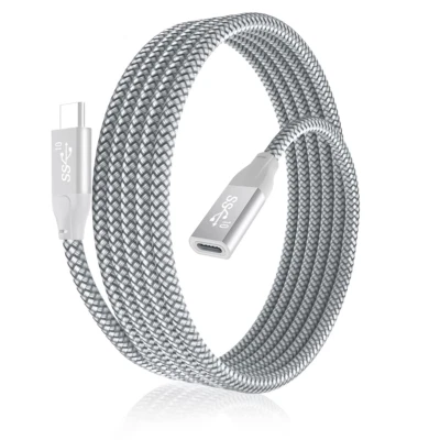 USB Type C Extension Cable 2M USB-C 3.1 Gen2 10Gbps Female Male Extended