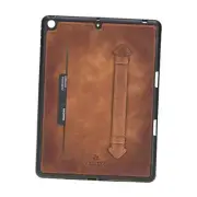 Lecce Leather Wallet Case Compatible with iPad 10.2-2019 - Flex Handle Tablet