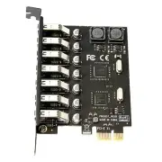 7 Ports PCI-E to USB 3.0 HUB PCI Express Expansion Adapter 5Gbps 5Gbps Card c