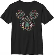 [Disney] Boy's Mickey & Friends Christmas Silhouette T-Shirt