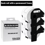 3 ROLLS 62mmx100mm Shipping Label 2-3/7" x 4" Compatible Brother QL-710W DK-1202