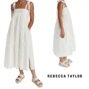 NEW Rebecca Taylor Long Allegra Whimsical Flowy Dress Size Medium