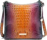 [Makcr Joacbv] Shoulder Crocodile Handbags for Women trendy Ladies Shoulder Bag Vegan Embossed Pattern Leather Crossbody Purse