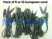 European Bipolar Forceps Reusable Cables Set Autoclavable Silicon Cable 3 mtr CE