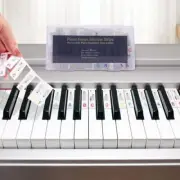 Removable Piano Keyboard Note Labels, Silicone Piano Keyboard Stickers Guide