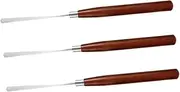 Ipetboom Nail Art Mixing Spatula 3pcs Nail Art Stirring Rods Stainless Steel for Acrylic Powder Easy to Use