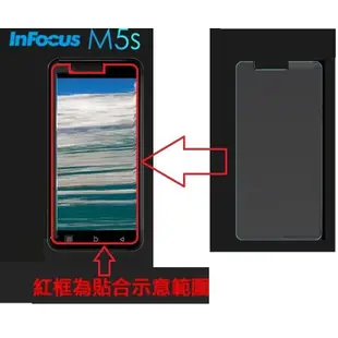 非玻璃, 螢幕保護貼膜 專用於 富可視 M5s 保貼 Infocus M5s 保護貼膜