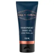 King C. Gillette Men?s Transparent Shave Gel with White Tea and Argan Oil, 5oz
