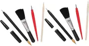 jojofuny 10pcs Scratch Coloring Pen Set Dual Tip Scratch Tools for Unique Artwork User-friendly Scratchboard Stylus Multi-use Scratching Tools for Creative Expression