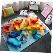 Butterfly Rug - Butterfly Rugs for Girls Bedroom Kids Rug 3x5 Feet Multi-969