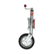 ASTSS 10" Jockey Wheel with Swing Away U-Bolt 4-Hole Bolt On Clamp (350kg) - ...