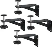 WeiLaiKeQi 4X Undermount Sink Support Sink Installation Kit Bathroom Easily Install Triangle Bracket Cabinet Undermount Sinks Holder