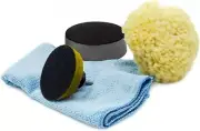 NOVUS 7232 | Multi-Purpose Buffing Kit, Wool Buffing Pad, Soft Foam Buffing Pad