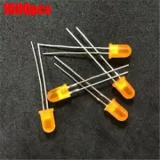 1000Pcs Diffused Led 5Mm Orange Color Orange Light Super Bright New Ic ik