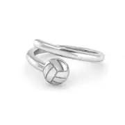 Netball Silver Ring