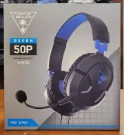 Turtle Beach Recon 50P Wired Stereo Gaming Headset - Black/Blue - BRAND NEW!